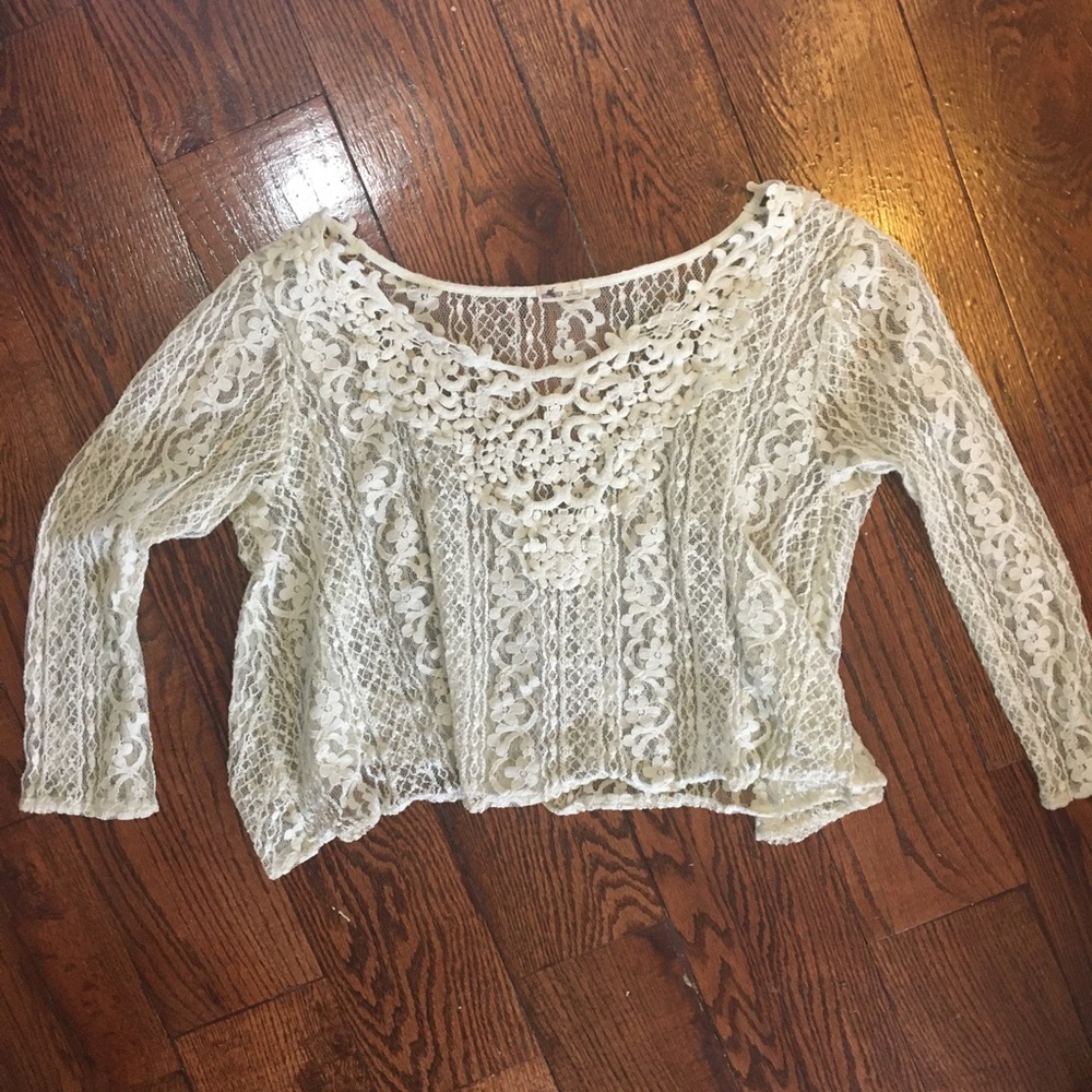 Hollister lace top